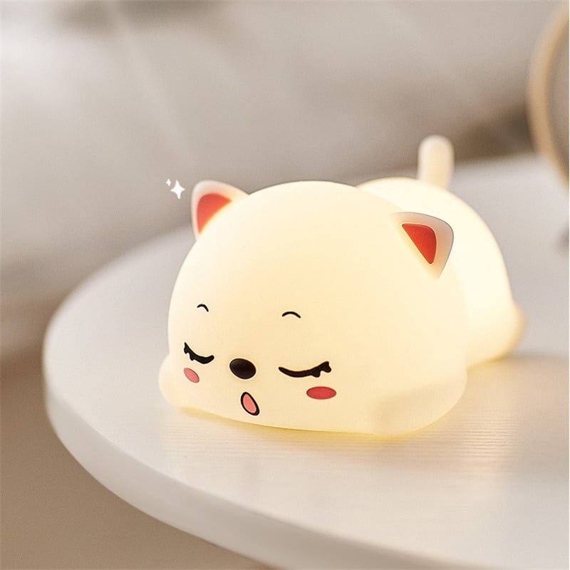 Kira le chat - veilleuse pour enfant en silicone